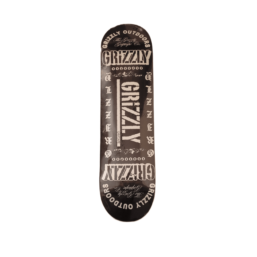 SHAPE MARFIM GRIZZLY LOGO ALL BLACK 8.25